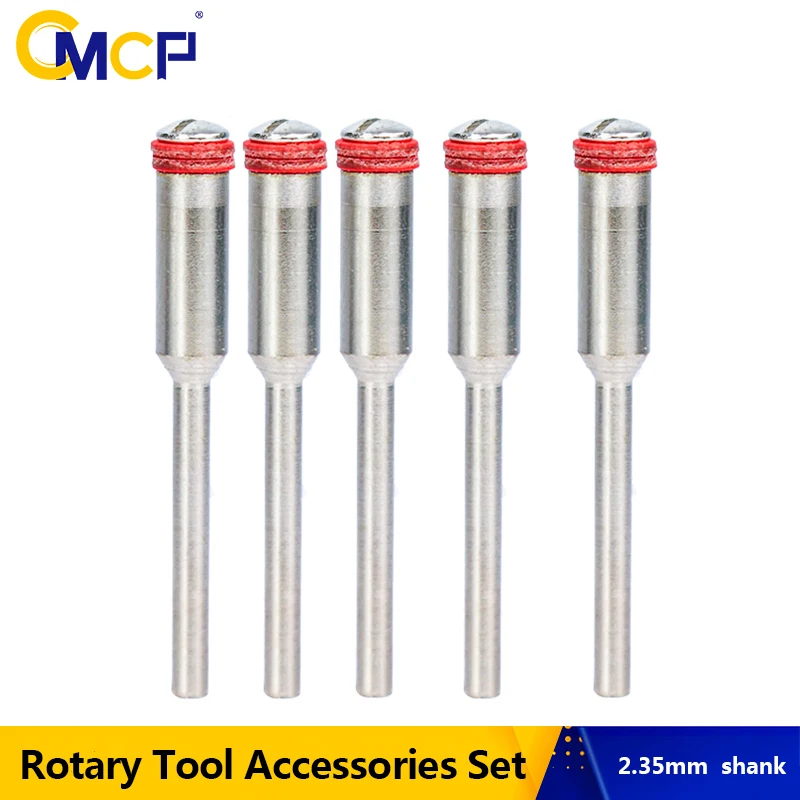 CMCP  Polishing Wheel Mandrels Set 5pcs 2.35mm Shank Cutting Disc Extension Rod Connective Rod For Dremel Rotary Tool