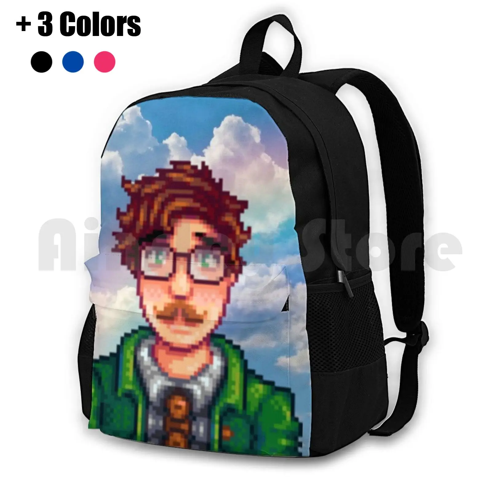 Stardew Valley : Harvey Outdoor Hiking Backpack Riding Climbing Sports Bag Harvey Stardew Valley Game Video Game