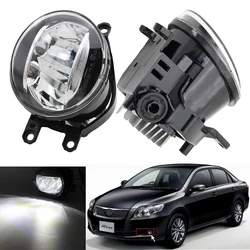 1pair Car Styling Fog Light LED Light Daytime Running Light DRL White Yellow For Toyota Corolla Axio 2008 2009 2010 2011 2012