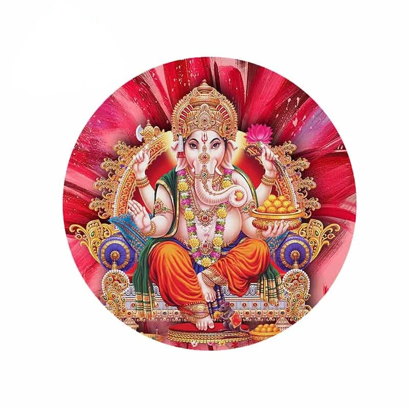 

A-0660 Personality Ganesha Modeling Popular Car Sticker PVC Auto Laptop Sunscreen Waterproof Cover Scratches Quality Decal Decor