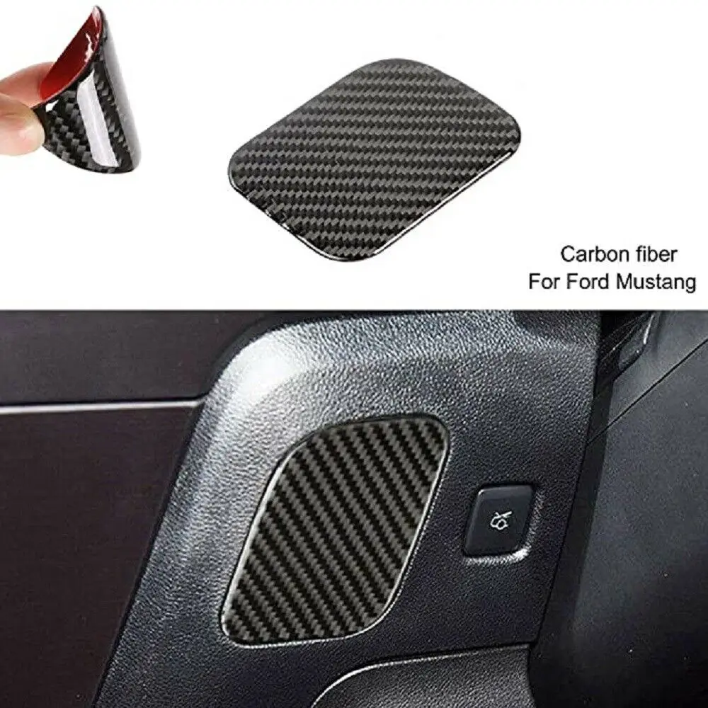 

Carbon Fiber Car Position Cover Trim Sticker for Ford Mustang 2015-2019