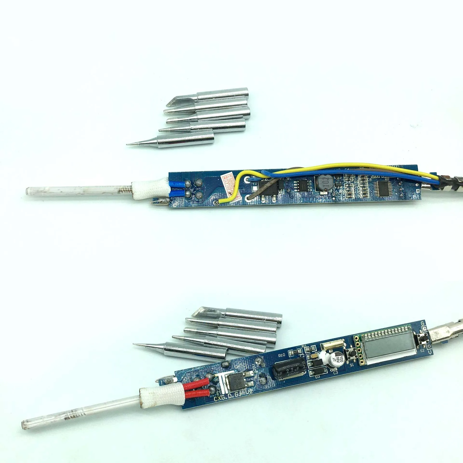 936d + 220V 100W Led Digitale Constante Temperatuur Verstelbare Professionele Elektrische Soldeerbout Rework Lassen Tool + 5pcs Tip