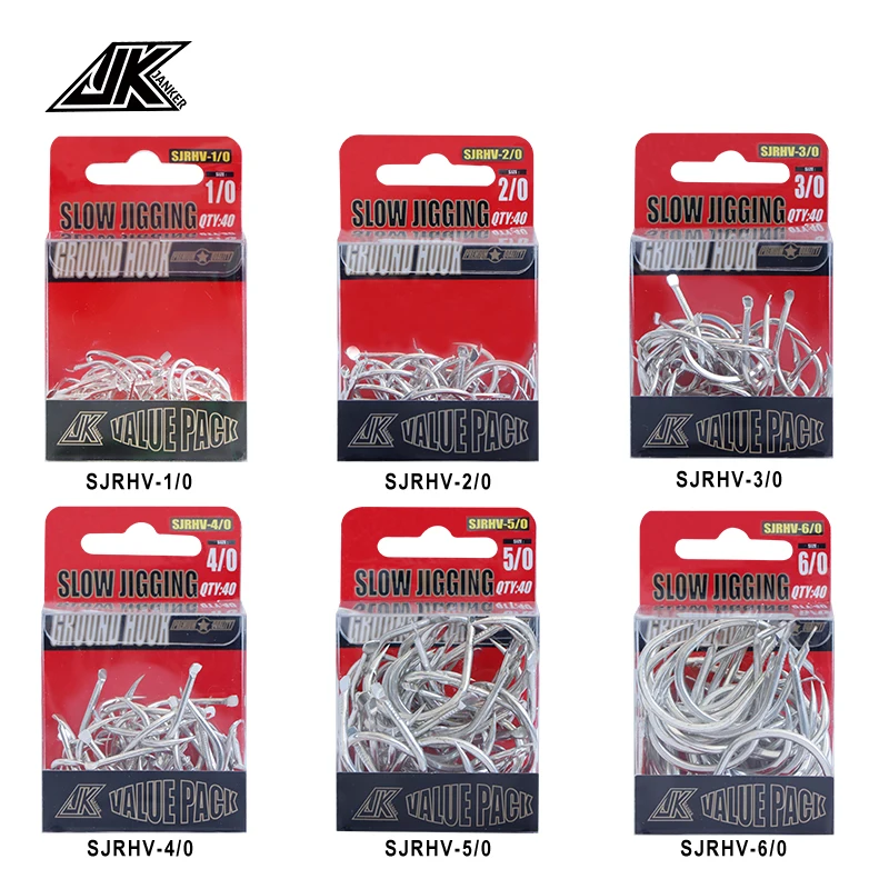 JK New  Hook Super Anti Rust Seawater  Craftsmanship Extremely Strong Fishing Gear