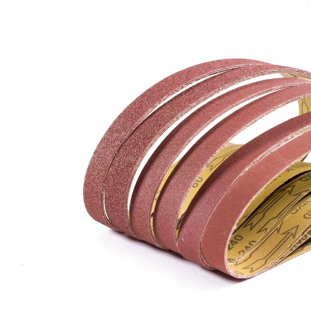 1x42 pollici nastri abrasivi levigatrice a nastro 18 pezzi carta abrasiva a nastro in ossido di alluminio assortiti