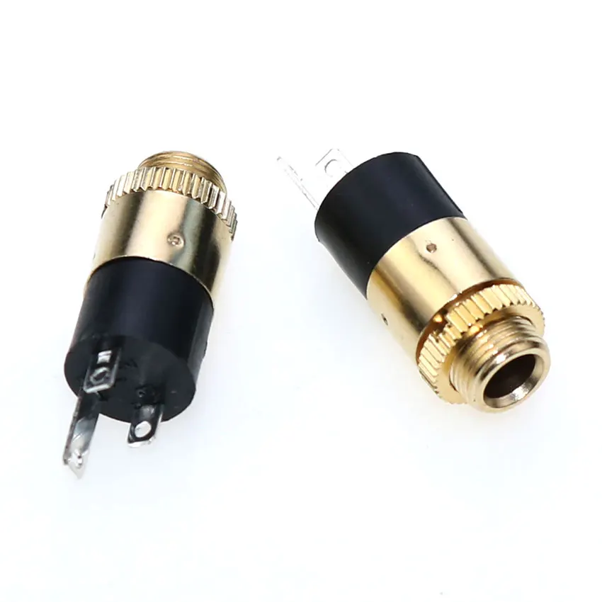 1Pcs PJ392 392A 3640 399M 3.5MM Stereo Female Sockect Jack with Screw 3.5 Audio Headphone Connector PJ-392 Cylindrical Socket - Image 4