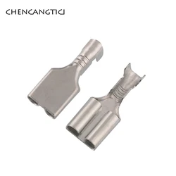 Sumitomo-Borne de câblage automobile, remplacement plaqué 18, broches d'épissure 6.3mm, 1500-0080, CriAJContacts, 50 pièces