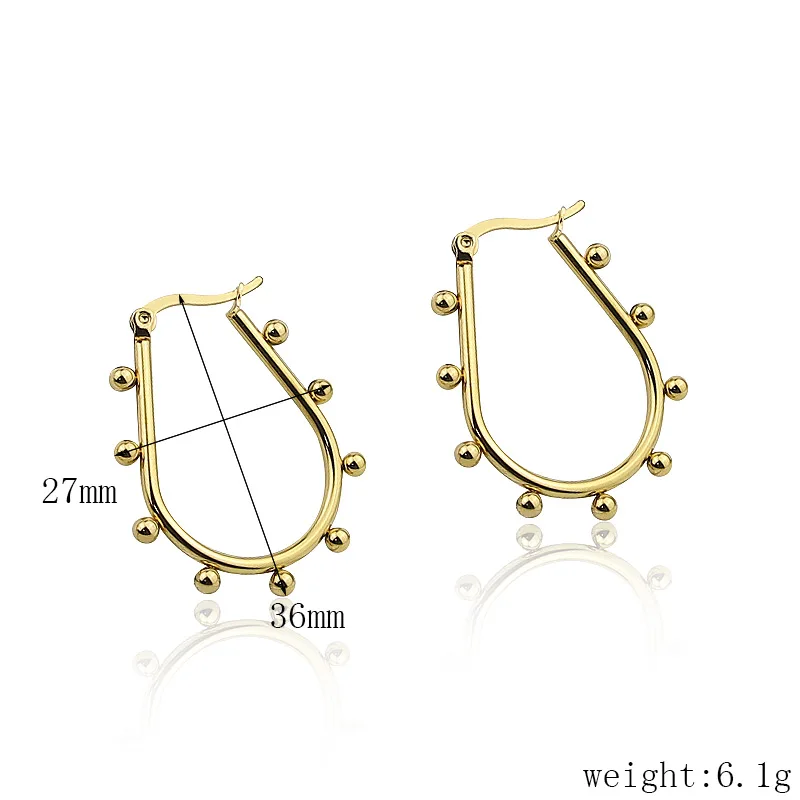 All-Match Popular Jewelry Hhigh Quality Ssquare Earrings For Children\'s Love Gifts For Women\'s Parties Wholesale