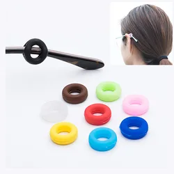 10Pairs Silica Gel Anti-Slip Sleeves For Glasses Falling Protector Work Safety Goggles Worker Carpenter Riding Sports
