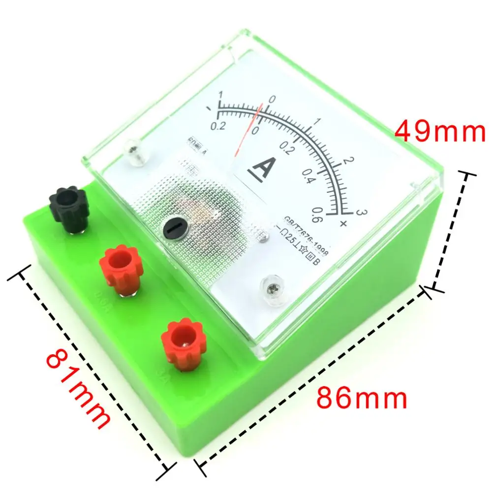 DIY STEM amperomierz woltomierz/woltomierz fizyczny obwód elektryczny eksperyment sprzęt dla wysokich uczniowie