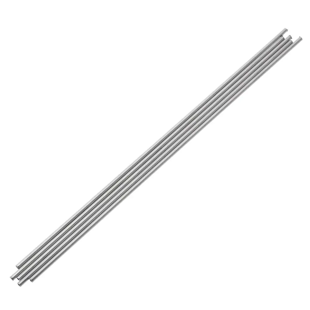 Tubo capillare in acciaio inossidabile 304 da 5 pezzi Tubi argento Mayitr 3mm OD 2mm ID 250mm Lunghezza con resistenza all'ossidazione