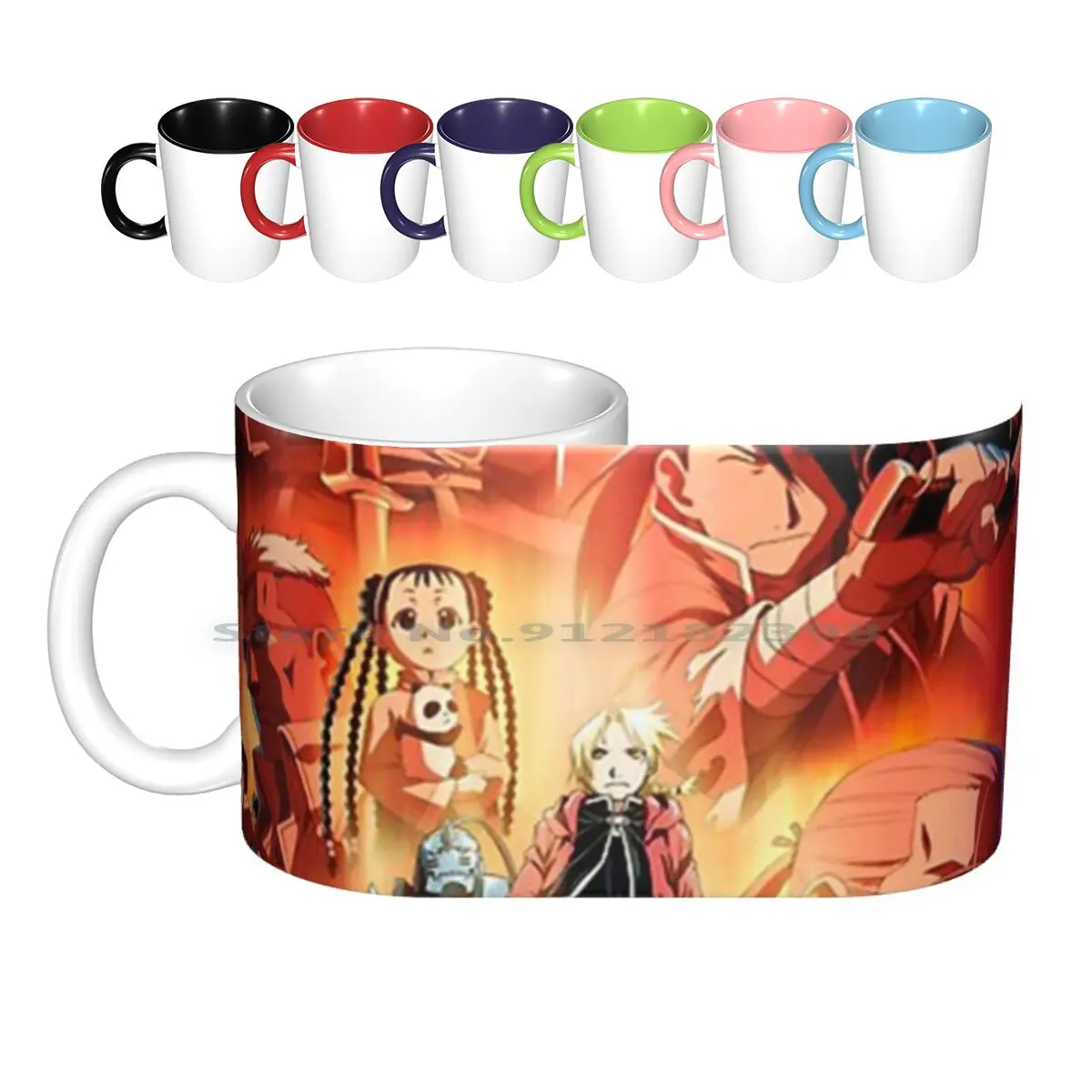 Fullmetal Alchemist Ceramic Mugs Coffee Cups Milk Tea Mug Fullmetal Alchemist Fullmetal Full Metal Alchemist Full Metal