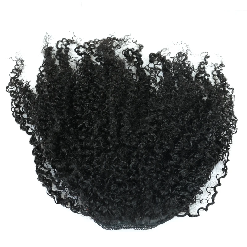 3B 3C Afro Kinky Curly Hair Ponytails Natural Human Hair 100g/Piece Mongolian Human Ponytail Extensions Clip In Remy Ever Beauty