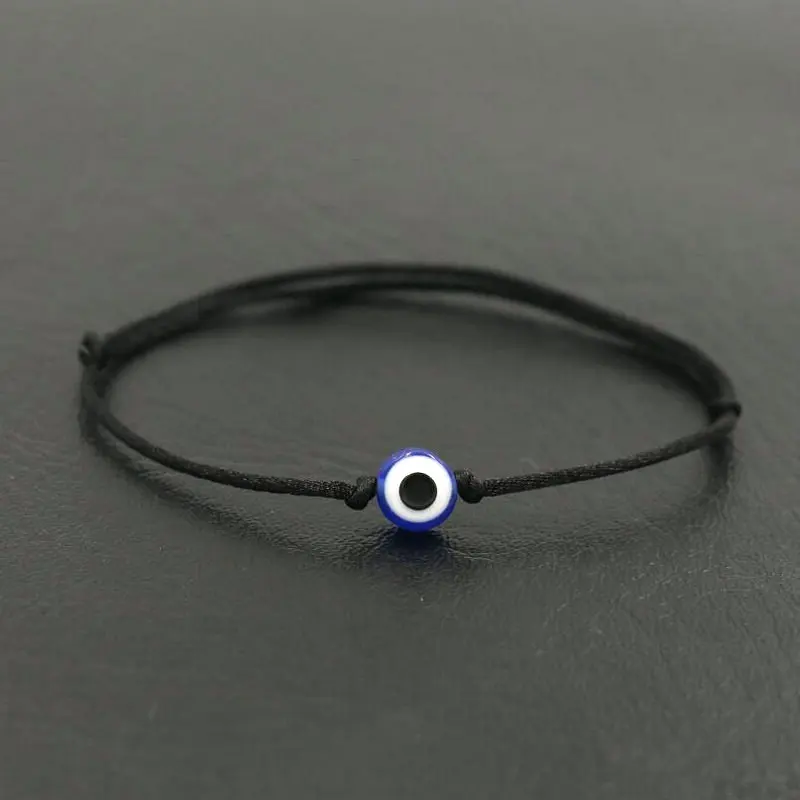 Lucky Turkish Blue Evil Eye Men Bracelet Thin Red Rope Thread String Braid Women Bracelets For Couples Lovers Jewelry Gifts