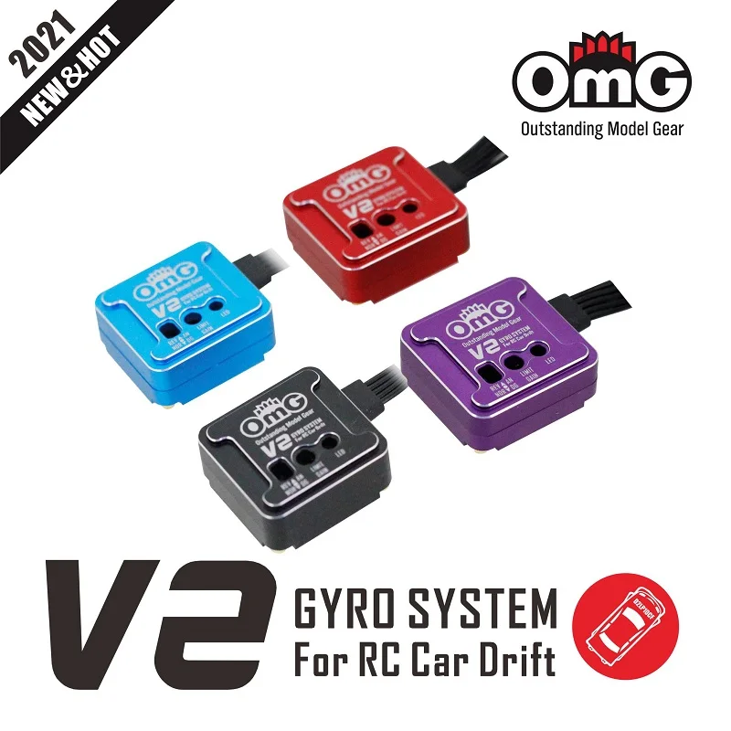 

OMG V2-RPG-302 .4V BEC Drift Tuned Gyro for Competition RC Drifting Car