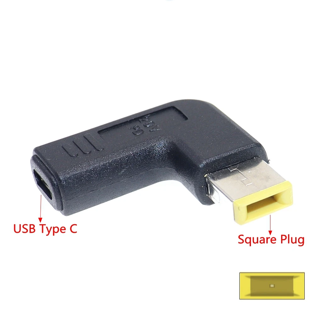 65W PD Spoof Adapter Plug Converter USB tipo C femmina a 7.4x5.0mm 4.5x3.0mm 5.5x2.5 connettore Jack di uscita cc per Laptop maschio