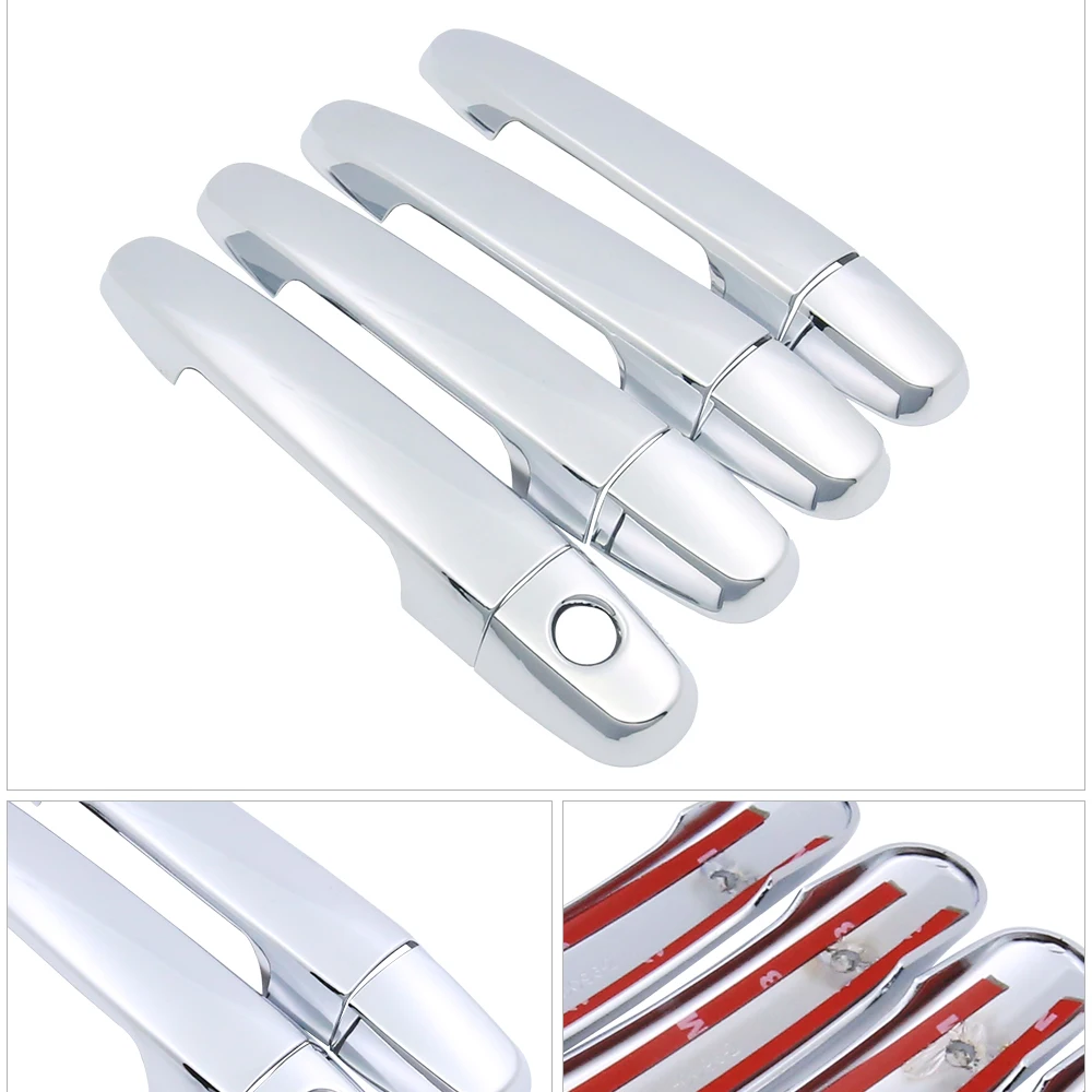for Toyota Corolla 2000 2001 2002 2003 2004 2005 2006 E120 E130 Chrome Door Handle Cover Trim Catch Cap Car styling Accessories
