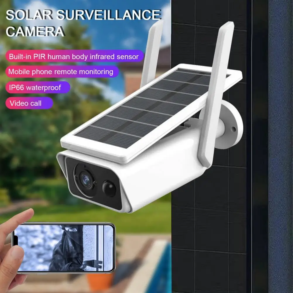 

ABQ-Q1 1080P Solar IP Camera Outdoor IP66 Waterproof Wireless Security IR Motion Detection Night Vision WiFi Solar IP Camera