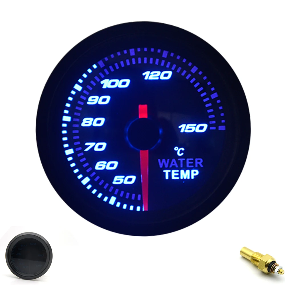 52 mm Boost/Vakuum/Wassertemperatur/Öltemperatur/Ölpresse/Spannung/Drehzahlmesser/Luft-Kraftstoff-Verhältnis/EGT-Messgerät, analoge blaue LED + 52 mm Messgeräte – Detail 13