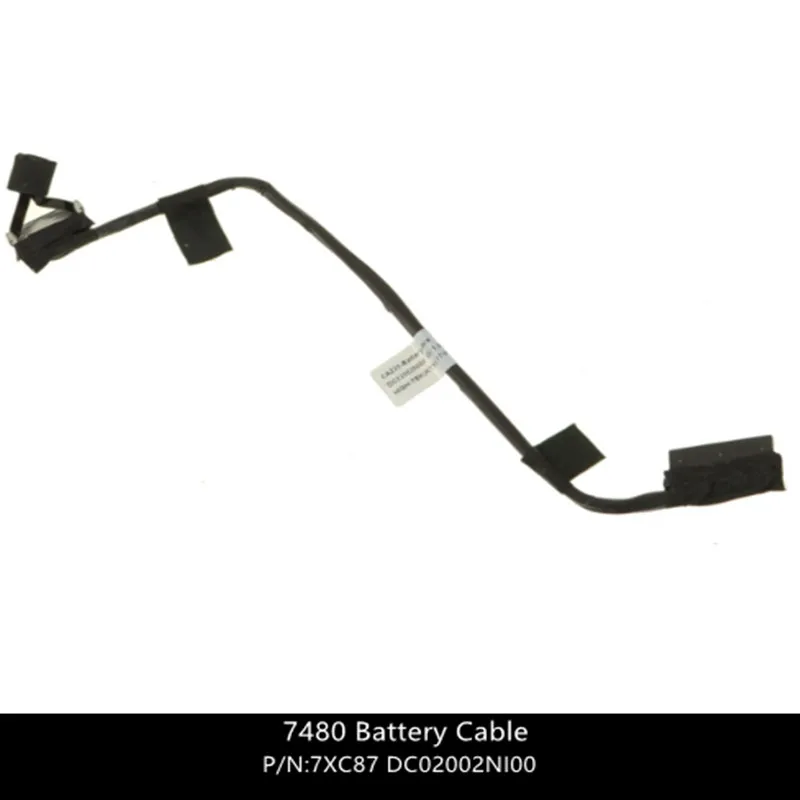 100 Pcs/ Bag For Dell  Latitude 7480 Battery Cable Only  7XC87 07XC87 DC02002NI00  w/ 1 Year Warranty