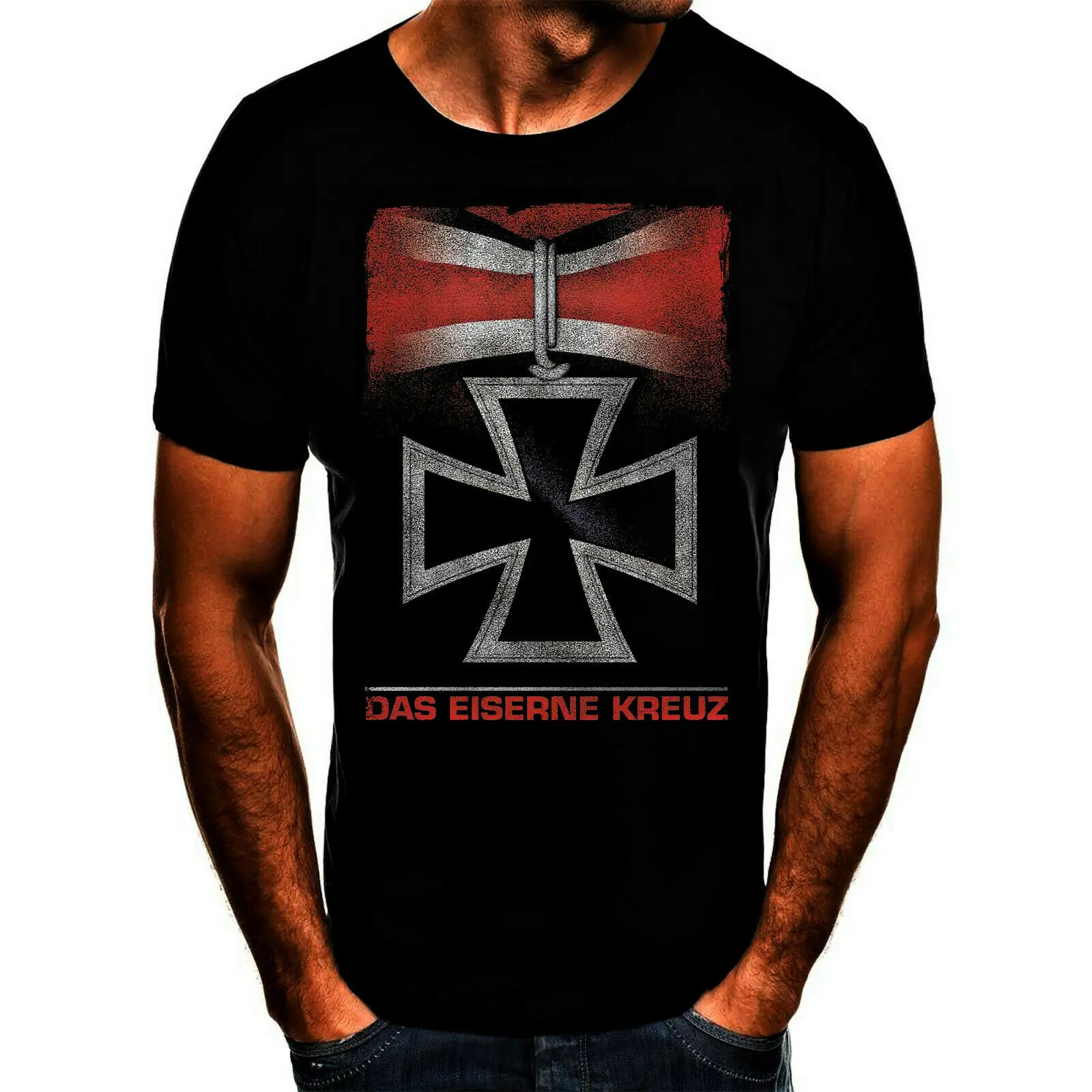 Unique Iron Cross Germany Medal Father's Day Gift T-Shirt. Summer Cotton Short Sleeve O-Neck Mens T Shirt New S-3XL