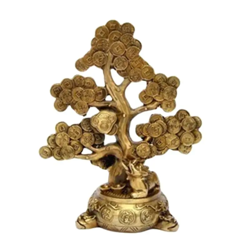 

The Copper Money Tree Feng Shui Ornaments Shaking Qian Shu Coins Money Tree Tree Decorations Home Furnishing Business Gifts