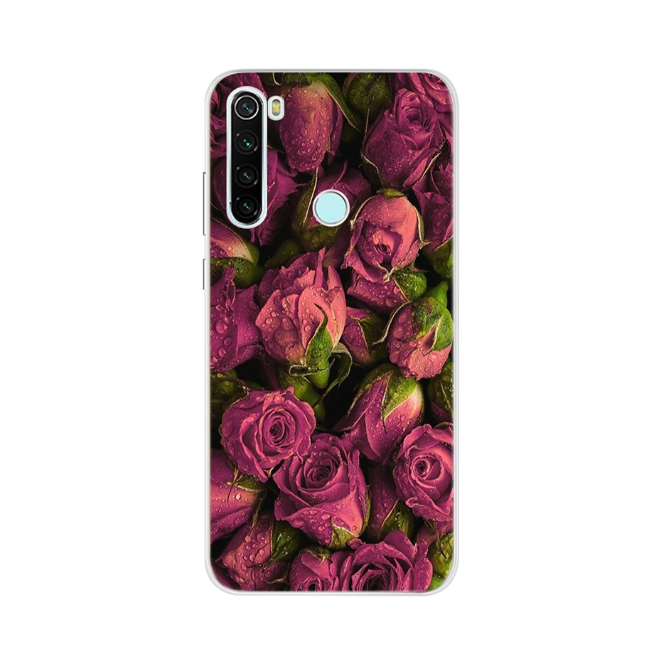 Case on For Xiaomi Redmi note 8 pro 8T Soft Painting Silicone TPU Phone back cover Xiomi redmi note8 note 8pro note8t 8 t Case