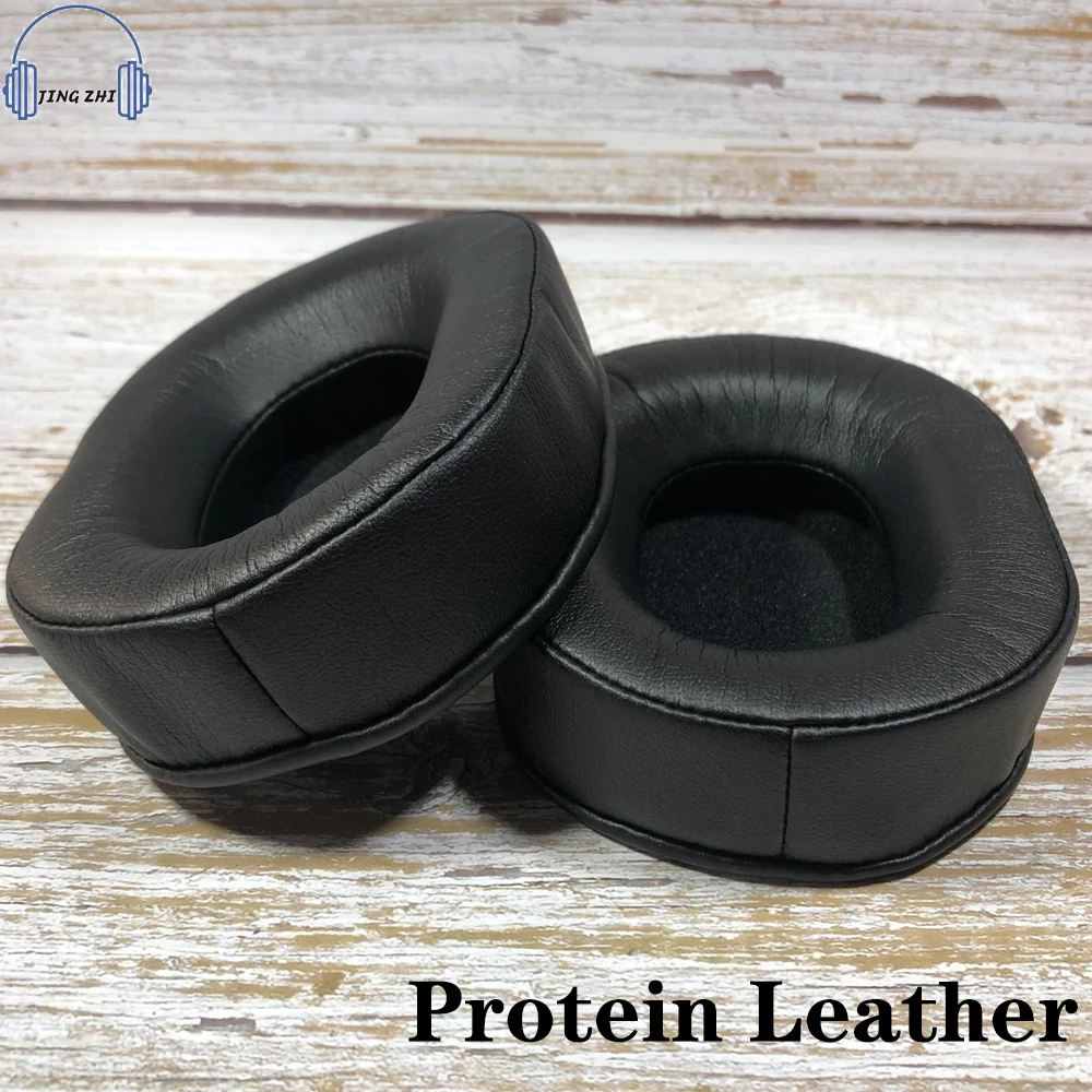 Aplicar ao áudio technica ath msr7 ws990bt m50x m20x m40x m70x m30x fones de ouvido substituir almofada de orelha de pele de carneiro capa de ouvido de couro genuíno