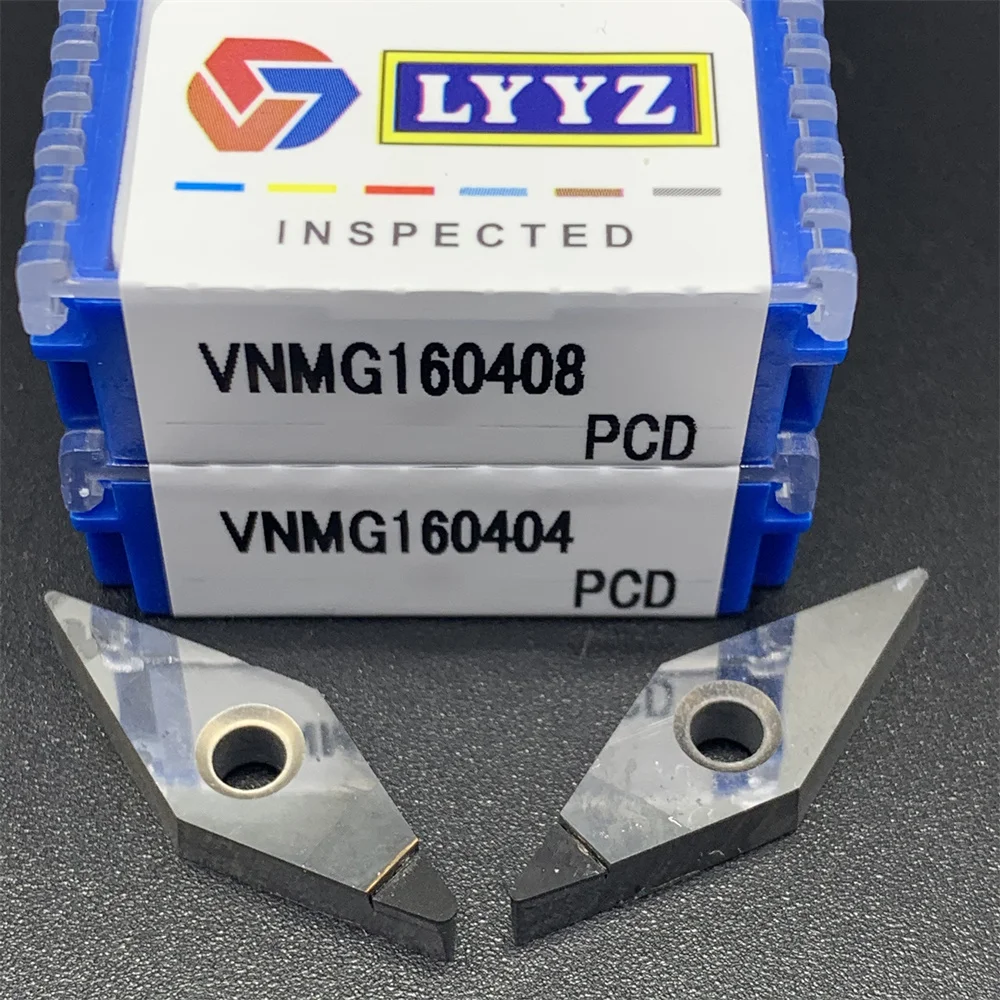 VNMG160404 PCD CBN VNMG160408 PCD CBN Diamond Cubic boron nitride Plate Inserts External Turning Tool Blade CNC VNMG160404/8 PCD