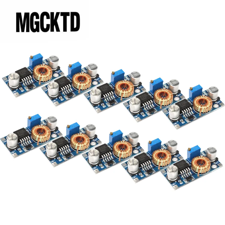 XL4005 DSN5000 מעבר LM2596 DC-DC מתכוונן צעד למטה 5A אספקת חשמל מודול, 5A גדול הנוכחי גדול כוח