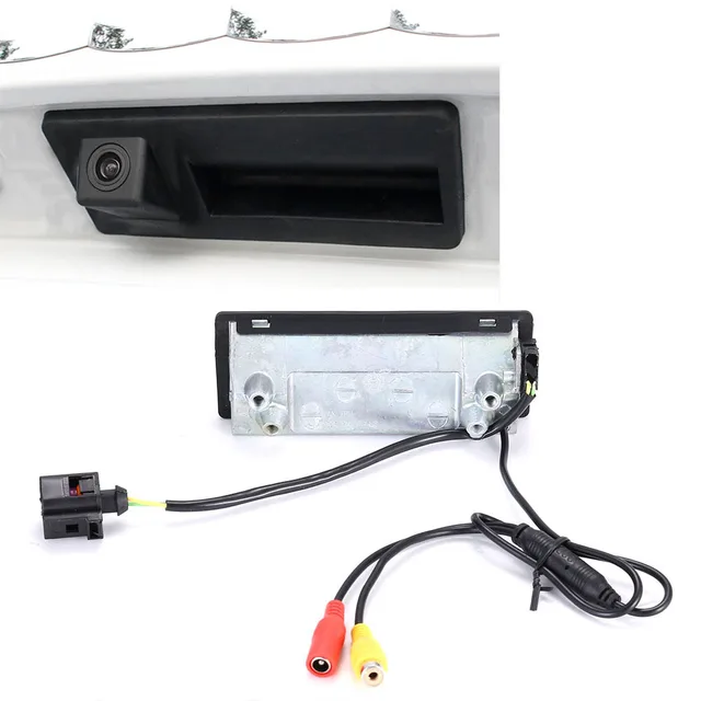Uchwyt bagażnika HD Samochodowe kamery cofania Kamera cofania do Porsche Cayenne 9PA 955 Bj 2002-2007 VW Bora Golf Touareg 7LA