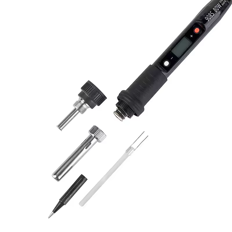 JCD Electric Soldering Iron 80W LCD Digital Display Adjustable temperature soldering iron tips 220V/110V Welding Solder Tool908S - Image 3