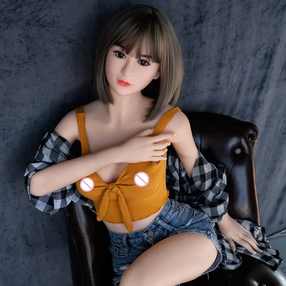 

16# 157cm High quality big breasts real silicone sex doll man realistic vaginal oral cat ass TPE and metal skeleton sexy beauty