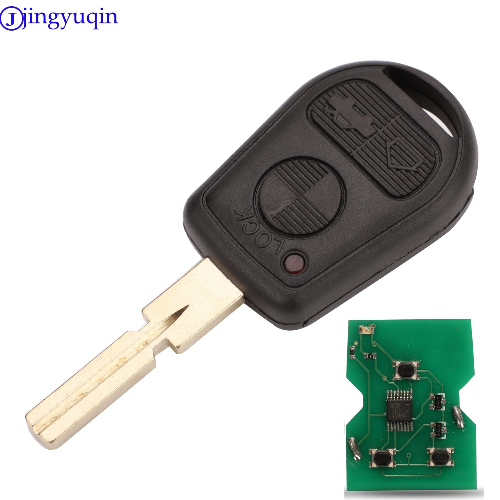 jingyuqin Remote Car Key 315/433 Mhz ID44 Chip For BMW Z3 E31 E32 E34 E36 E38 E39 E46 Control Key HU92 HU58 BLADE