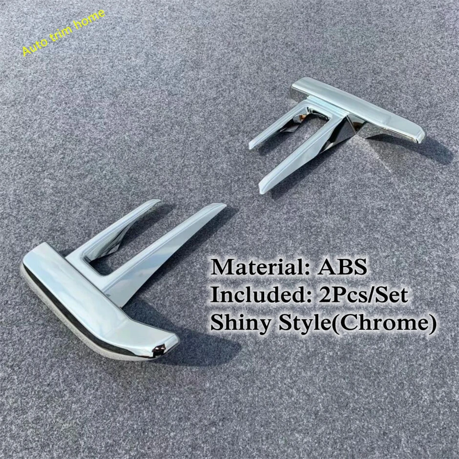 

Front / Rear Bumper Fog Lights Lamps Frame / Eyelid Eyebrow Stripes Cover Trim ABS Chrome Exterior For Toyota Raize 2019 - 2021