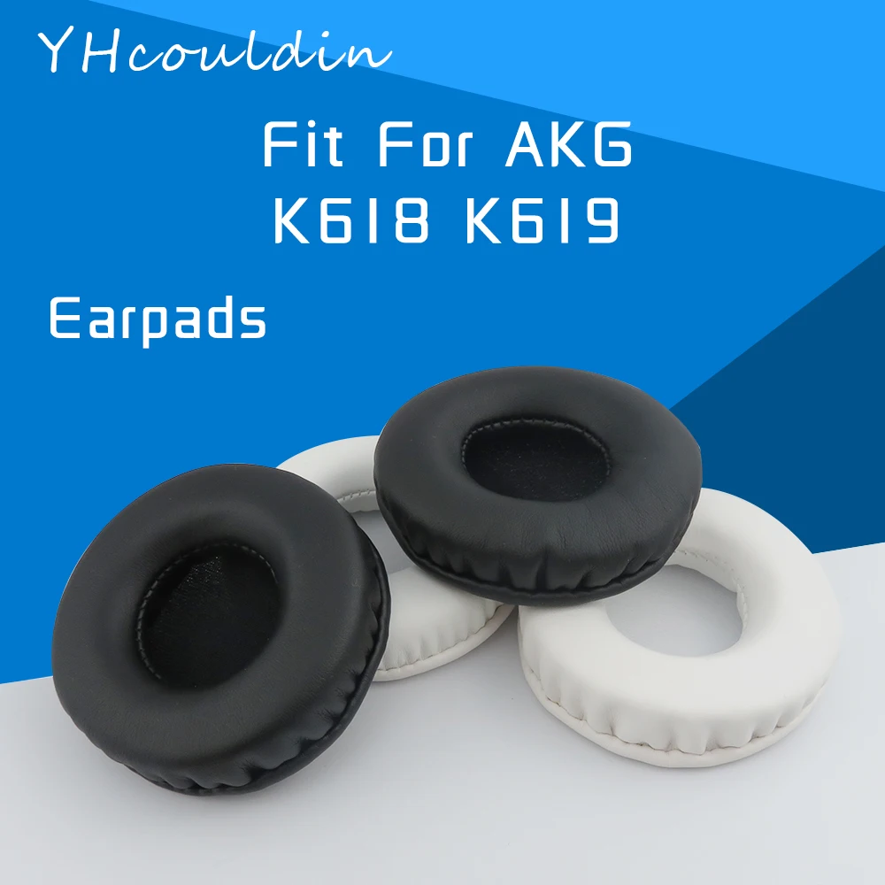 YHcouldin Earpads For AKG K618 K619 Headphone Accessaries Replacement Wrinkled Leather