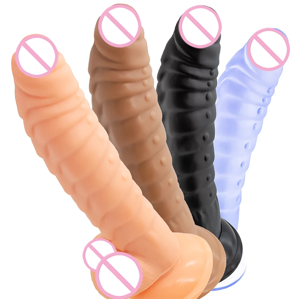 Huge Realistic Dildos with Suction Cup for Women Masturbation Big Penis Soft Skin Feeling Dick Large Phallus Couples Sex Toys