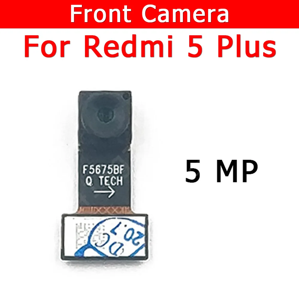 Frente Pequeno Facing Camera Module, Peças De Reposição, Cabo Flex para Xiaomi Redmi 5 Plus, 5 Plus