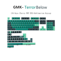 GMK Terror Below Keycaps 136 Keys Cherry PBT DYE-Sublimation Keycap For MX Switch Mechanical Keyboard 60% 80% 100% Layout