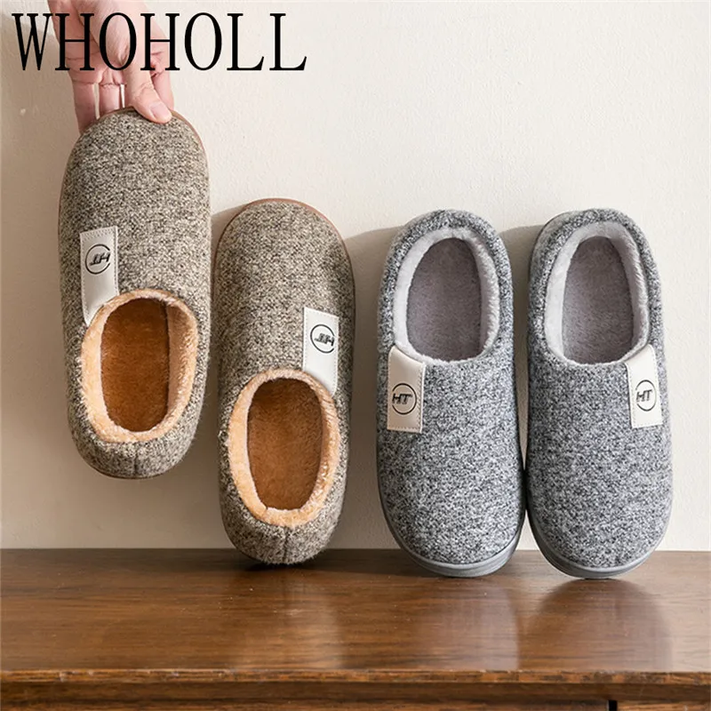 Women Winter Home Slippers Cartoon Cat Shoes Non-slip Soft Winter Warm House Slippers Indoor Bedroom Couples Floor 2021