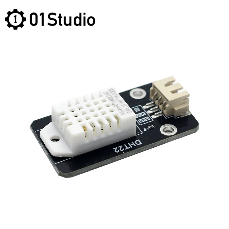 01Studio Modul Sensor Suhu dan Kelembapan DHT22 Papan Luncur MicroPython Pemrograman Development Board
