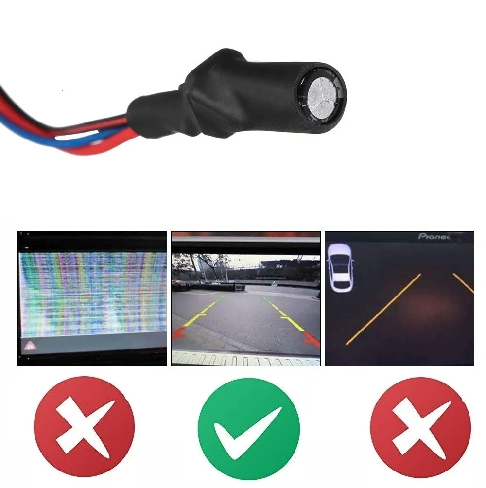 Achteruitrijcamera Power Signaalfilter 12V Volt Power Relay Condensator Filter Gelijkrichter voor VW Skoda FORD Seat BMW Audi Benz Canbus