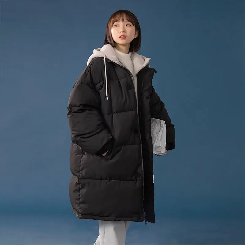 

Autumn and winter women's warm down cotton jacket 2021 new style hooded casual wear quality fashion winter parka jacket women