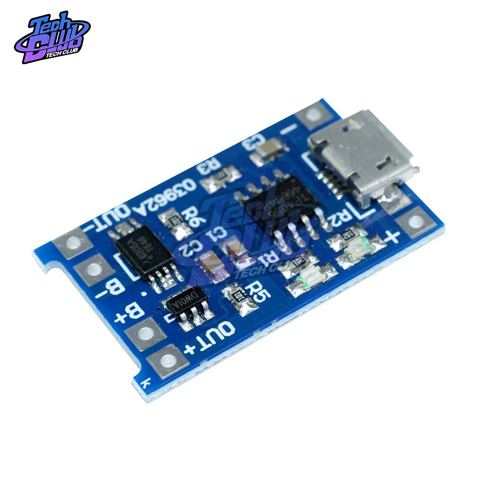 TC4056A TC4056 Lithium Battery Charger Module Type-c /Micro USB TC4056A 5V 1A 18650 Charging Board With Protection Dual Function