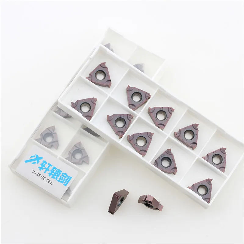10Pcs 16ERM 16IRM 11W 14W XM9030 Indexable Internal Thread Carbide Insert CNC Lathe Tool For Stainless Steel