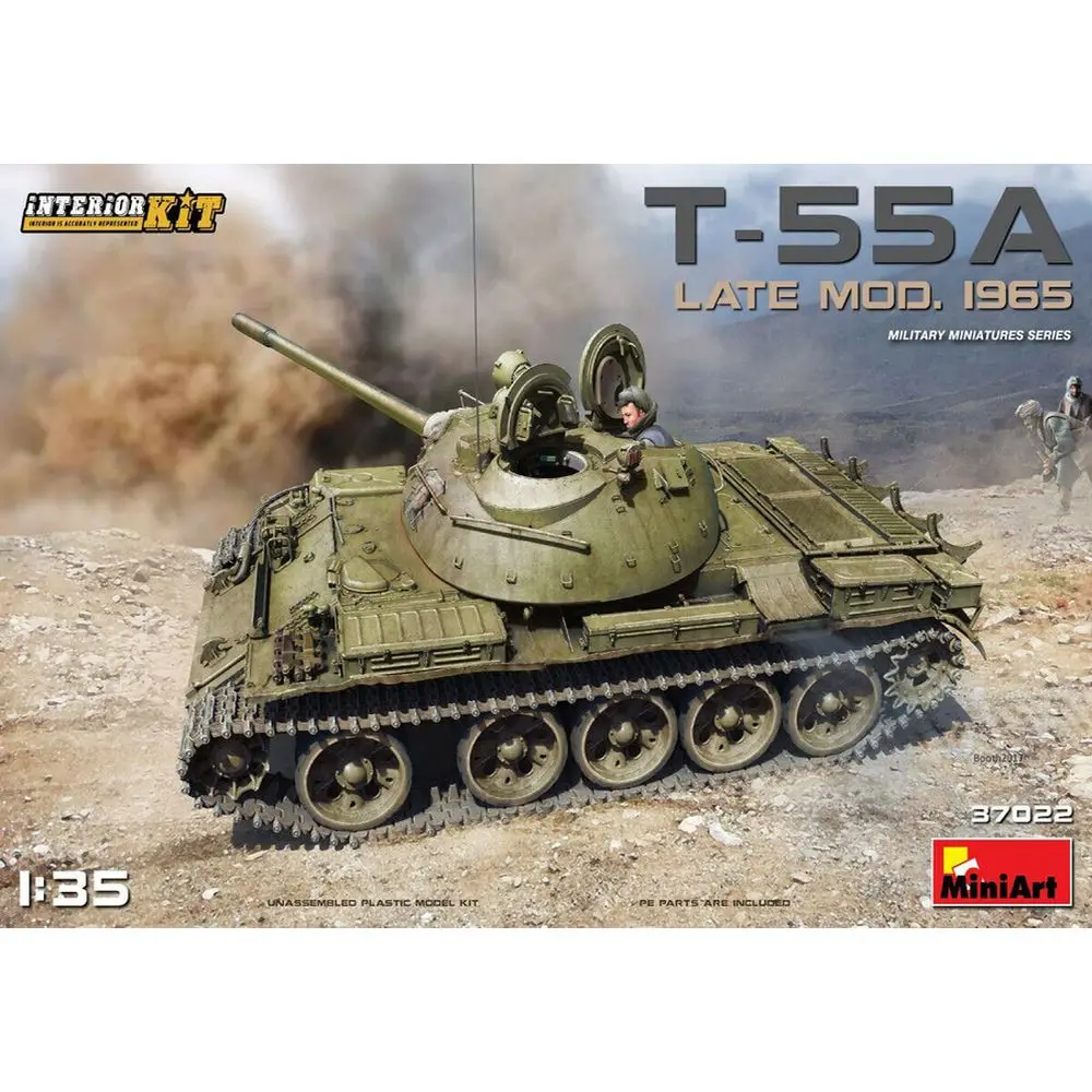 

MiniArt 37022 1/35 T-55A Medium Tank Late Mod. 1965 - Interior Kit - Scale Model Kit