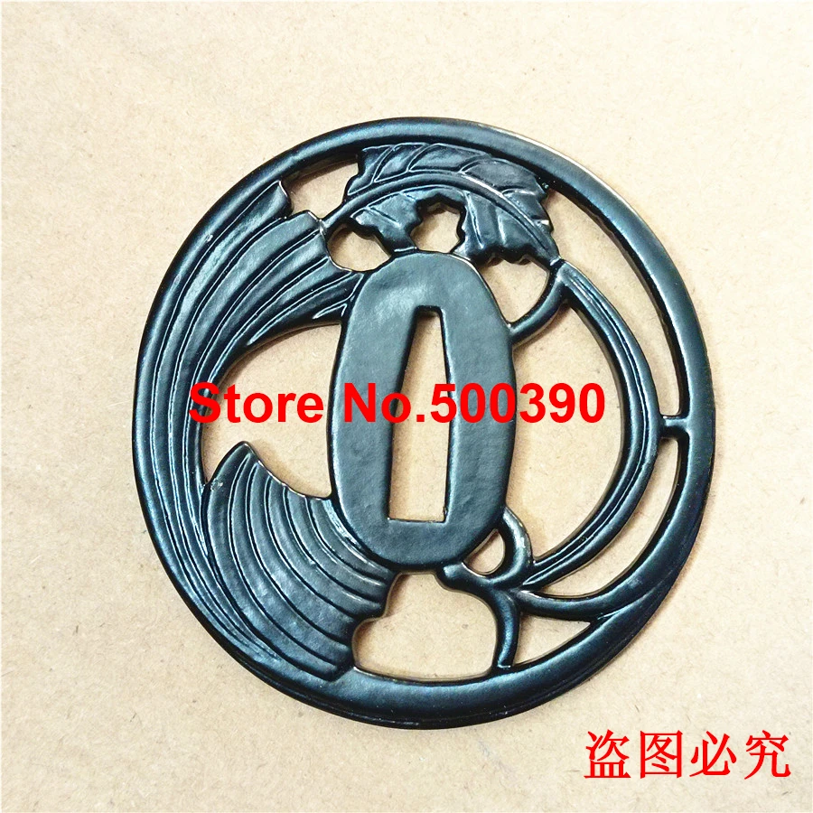 Iron Steel Guard Tsuba For Japanese Sword Samurai Katana Knife Guard Wakizashi Fittings Nice