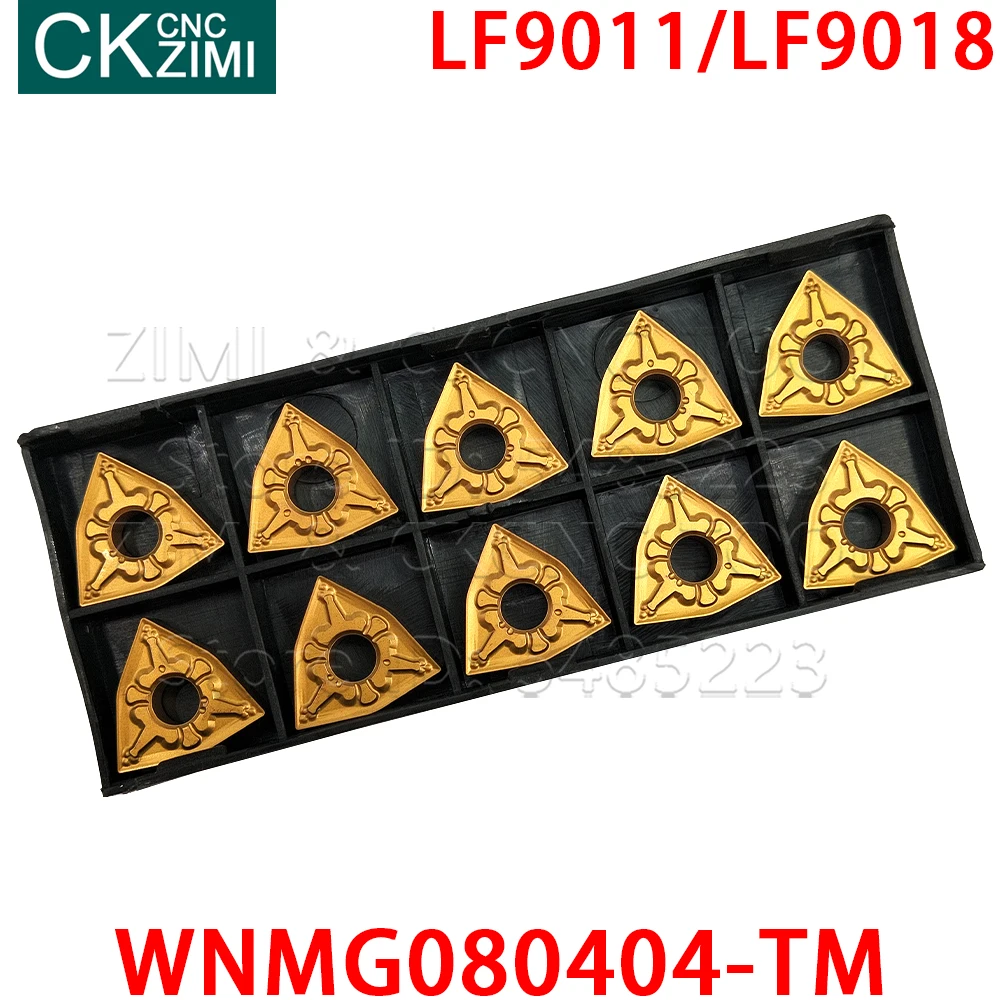 WNMG080404-TM LF9018 WNMG080404-TM LF9011 كربيد تحول إدراج الخشب تحول أدوات CNC المعادن مخرطة أدوات WNMG 080404 للصلب