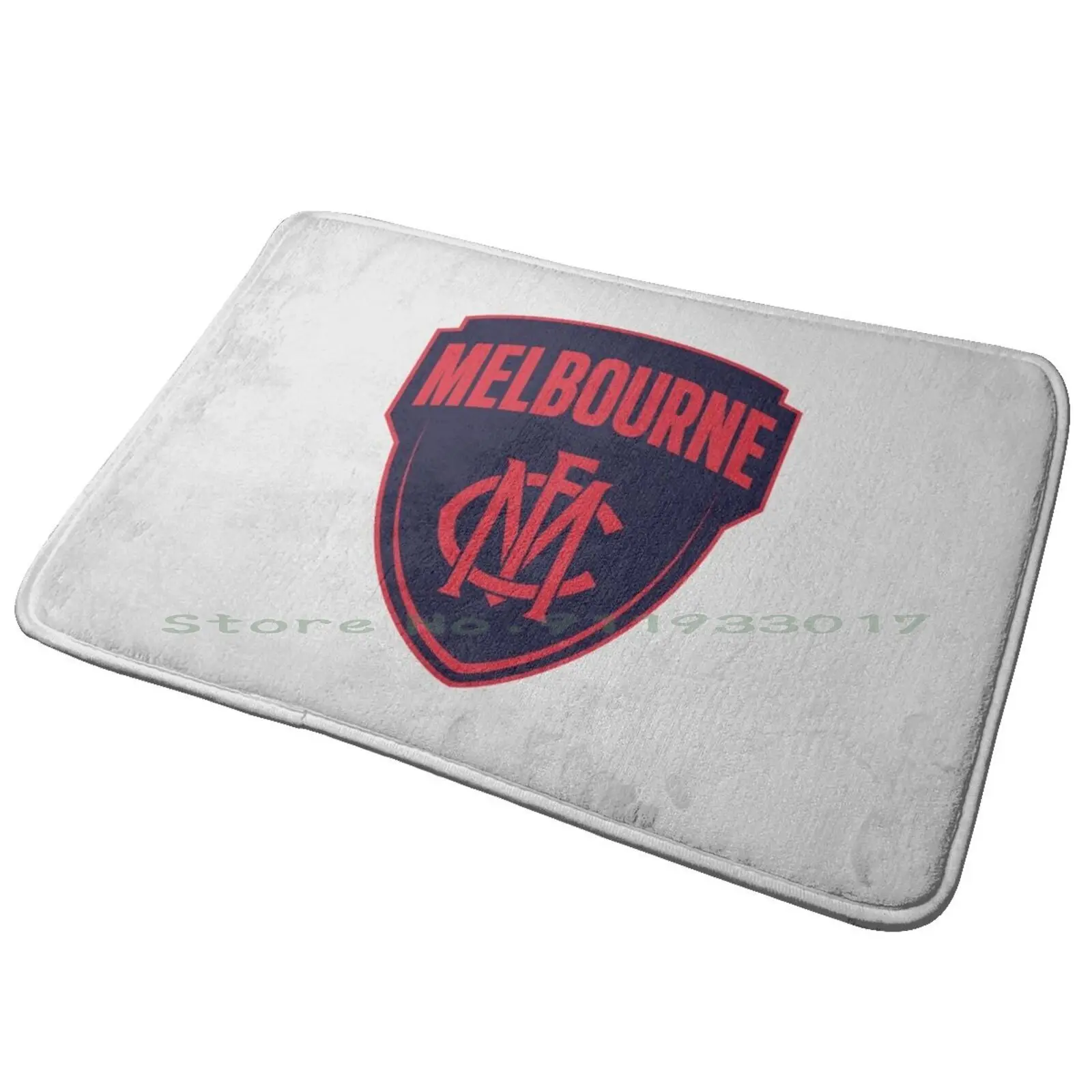 Melbourne Demons Entrance Door Mat Bath Mat Rug International Flag Of Planet Earth Symbol Facemask Anti-Slip Bedroom Kitchen