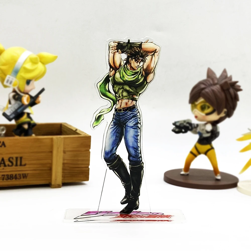 Jo no Bizarre Adventure Joseph Joestar Caesar Zeppeli acrylic stand figure model plate holder cake topper anime Japan