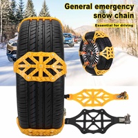 1pcs Winter Car Tire Snow Adjustable Anti-skid Safety Double Snap Skid Wheel TPU Chains For Truck Car SUV